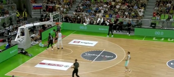 VIDEO: Nemec izzival Slovence, a mu je Dončić hitro zaprl usta