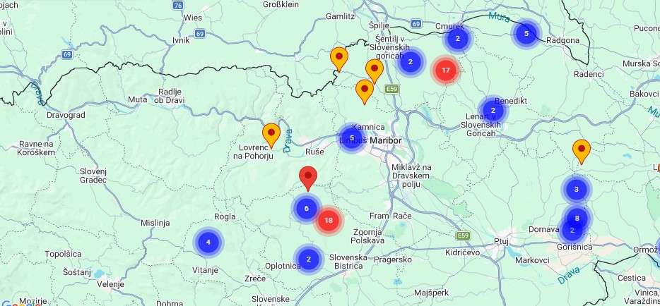 Brez elektrike že okrog 4000 slovenskih gospodinjstev, kje je najhuje?