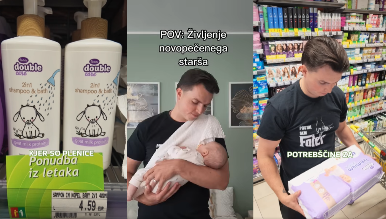Novopečeni starši, se najdete v tem videu? Za njim se skriva nagradna igra, ki vam lahko prinese lepe nagrade