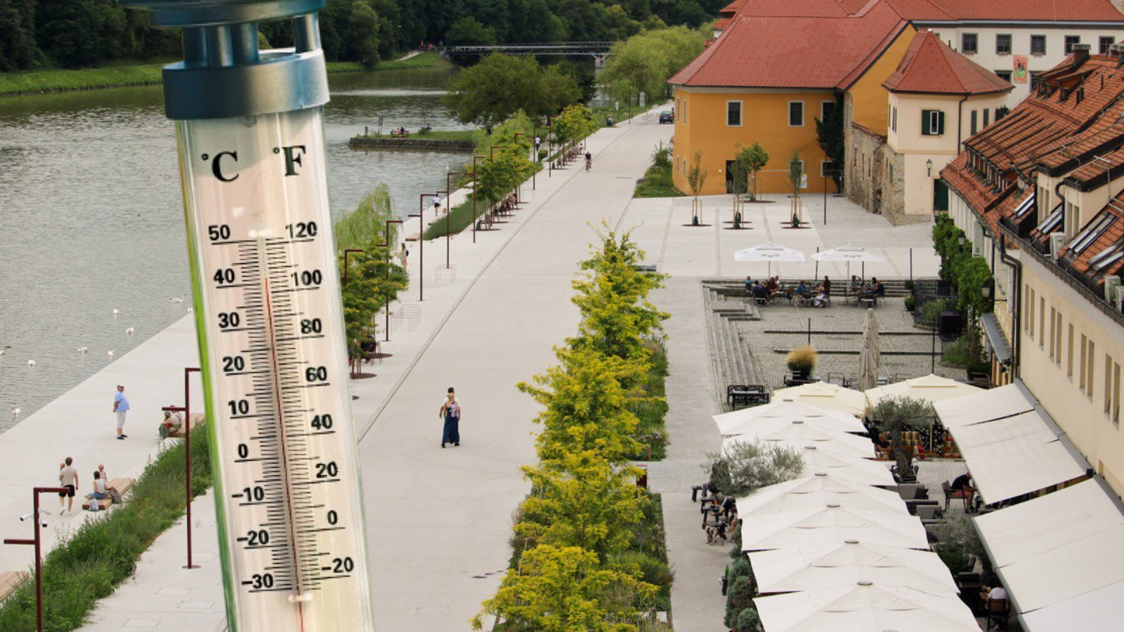 V Sloveniji izdali najvišjo stopnjo opozorila, šele četrtič od leta 2005