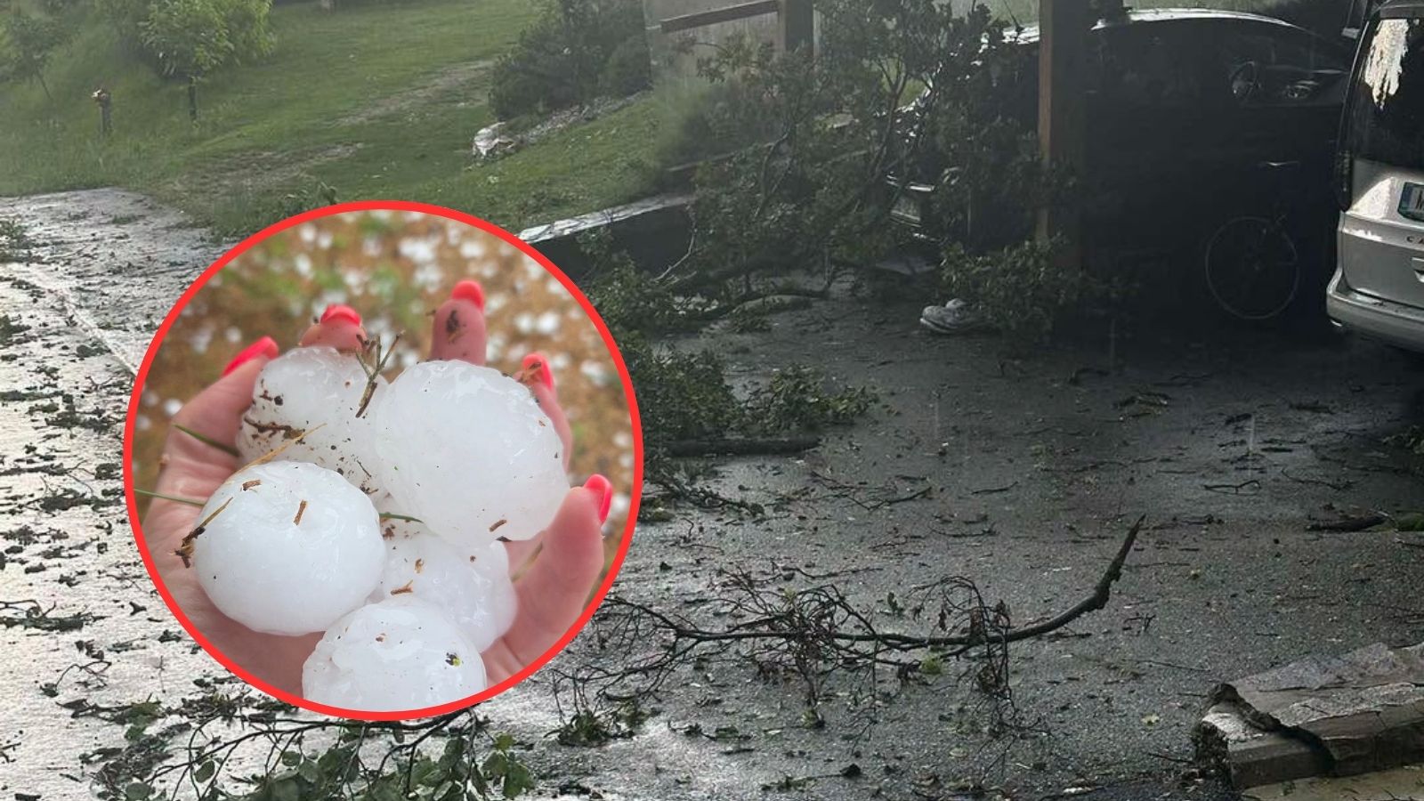 Prihajajo supercelične nevihte s točo v velikosti jajc: Meteorologi razkrili, kje bo najhuje