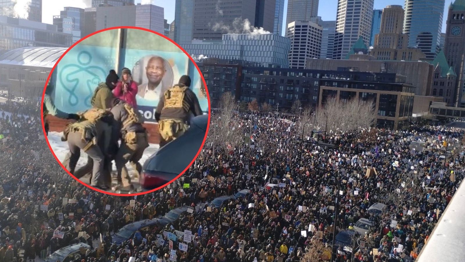 Agenti ICE sredi ulice ustrelili moškega, mesto je na nogah