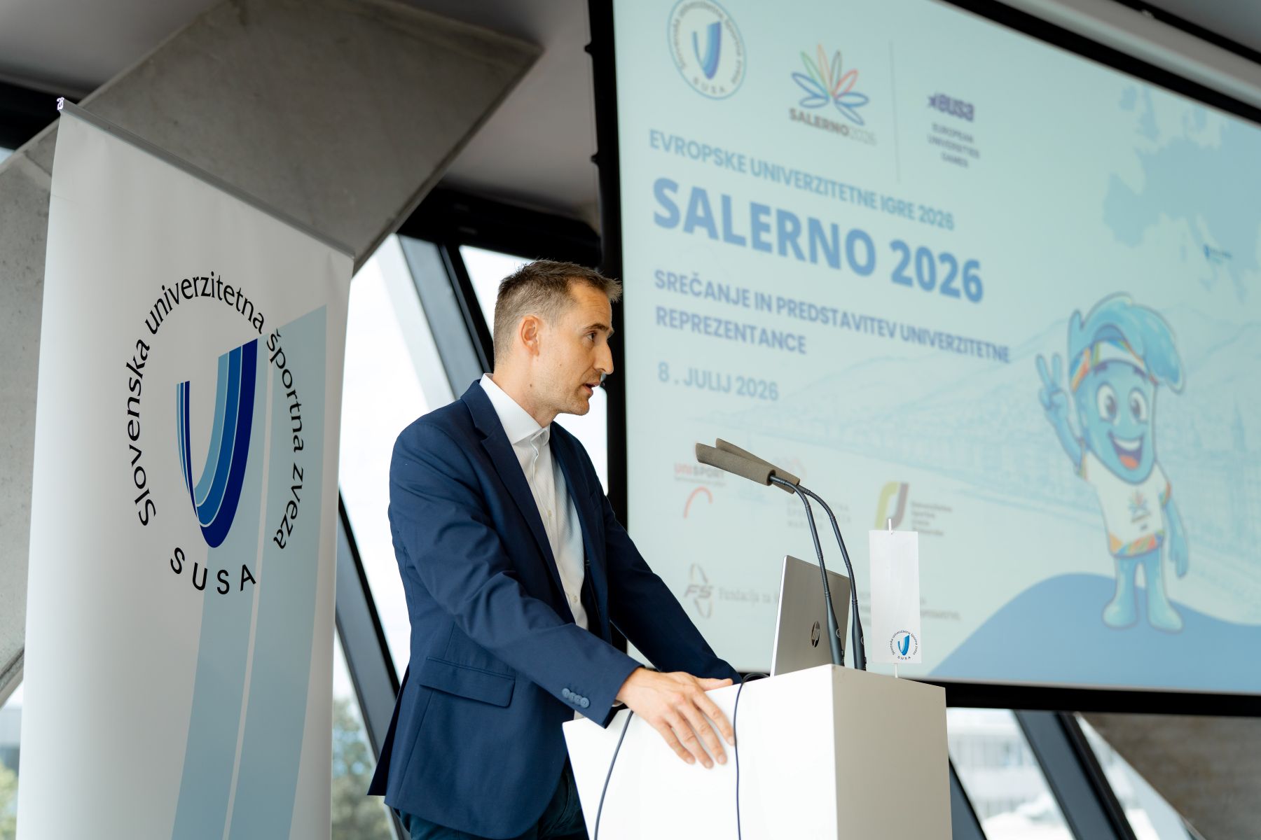 Slovenska univerzitetna delegacija pripravljena na Evropske univerzitetne igre Salerno 2026