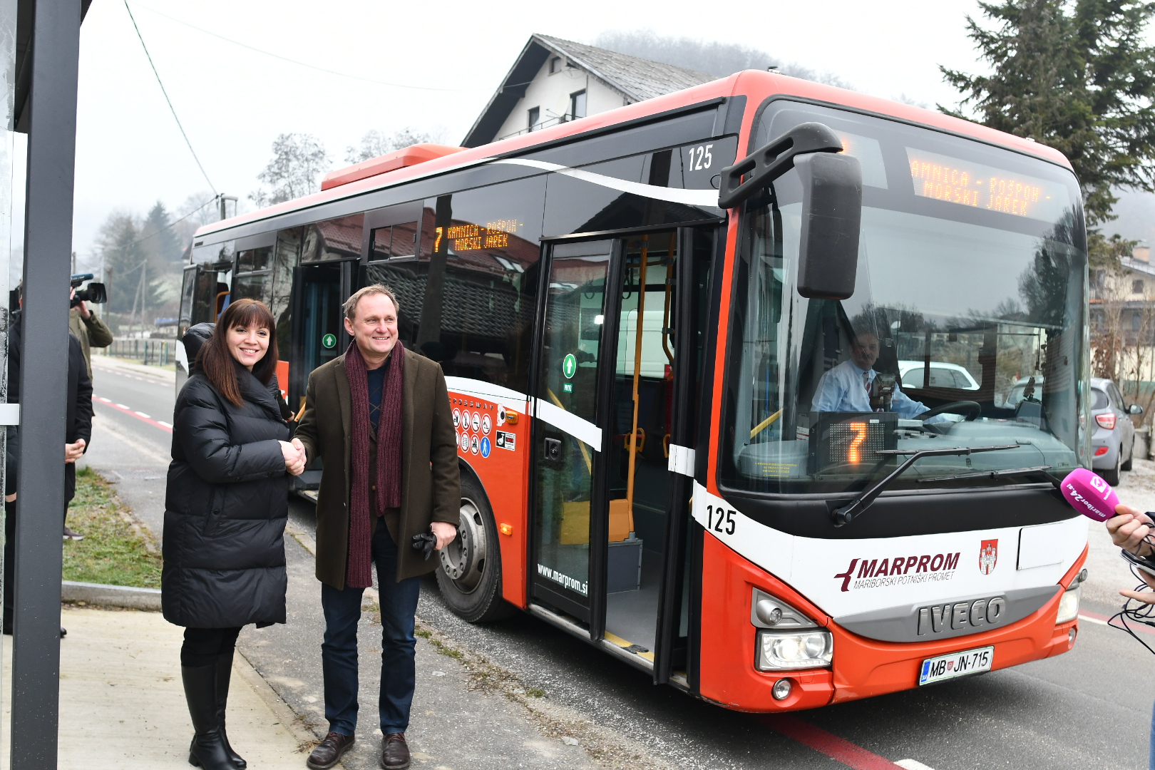 FOTO: Redna mestna avtobusna linija 7 podaljšana v Kungoto