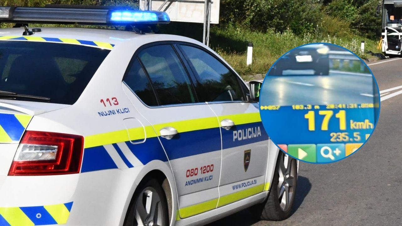 Močno vinjen na avtocesti vozil s hitrostjo 171 km/h