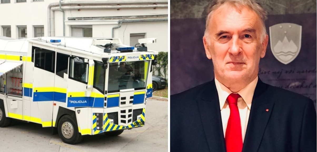 Žnidaršič: Za gašenje požarov v Sloveniji se naj nameni tudi najmodernejši policijski vodni top