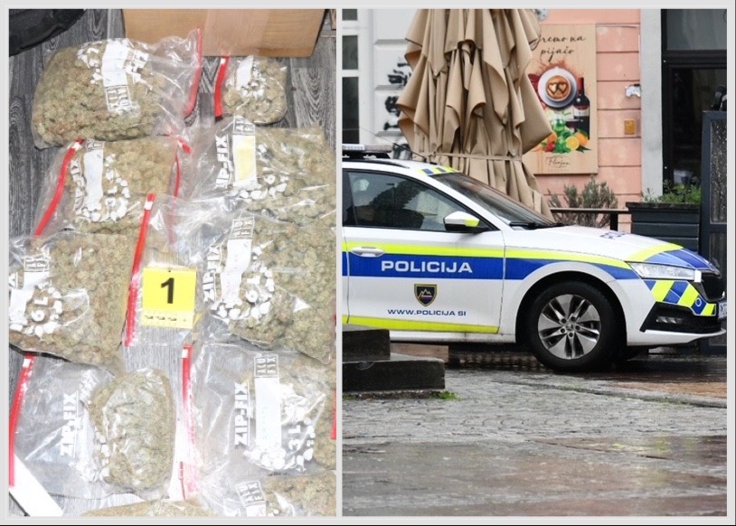 FOTO: V okolici Maribora 41-letniku in njegovi partnerki zasegli 3 kilograme konoplje