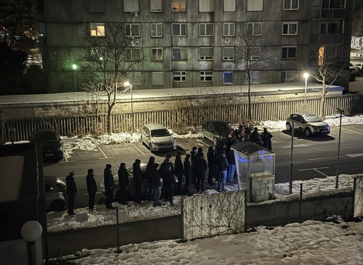 ''To ni sistem, to je kaos'': Zaposleni v UKC Maribor ob polnoči čakajo v snegu