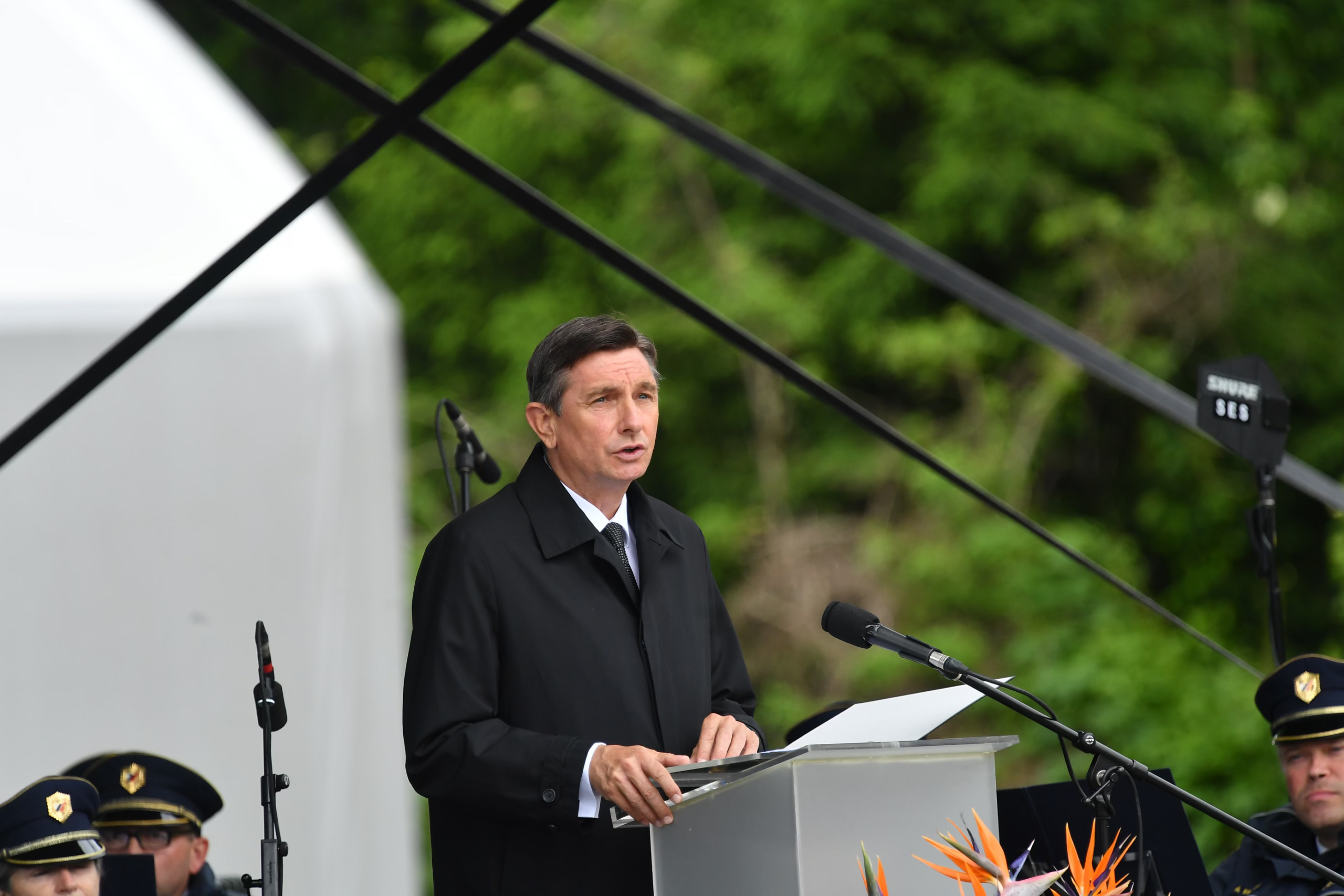 FOTO: Pahor ob obletnici Pekrskih dogodkov: Slovenci zmagujemo, če sodelujemo