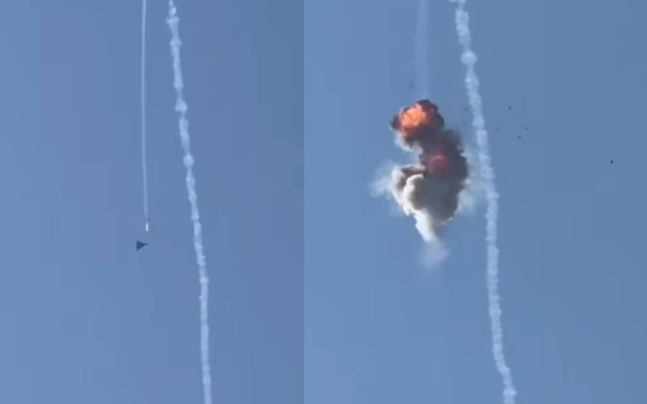 Zračna obramba: Tako so Izraelci prestregli Iranski dron (VIDEO)