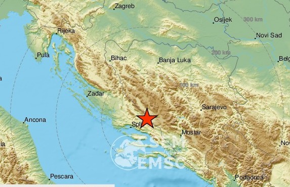 Hrvaško spet stresel močan potres, epicenter tokrat blizu Splita