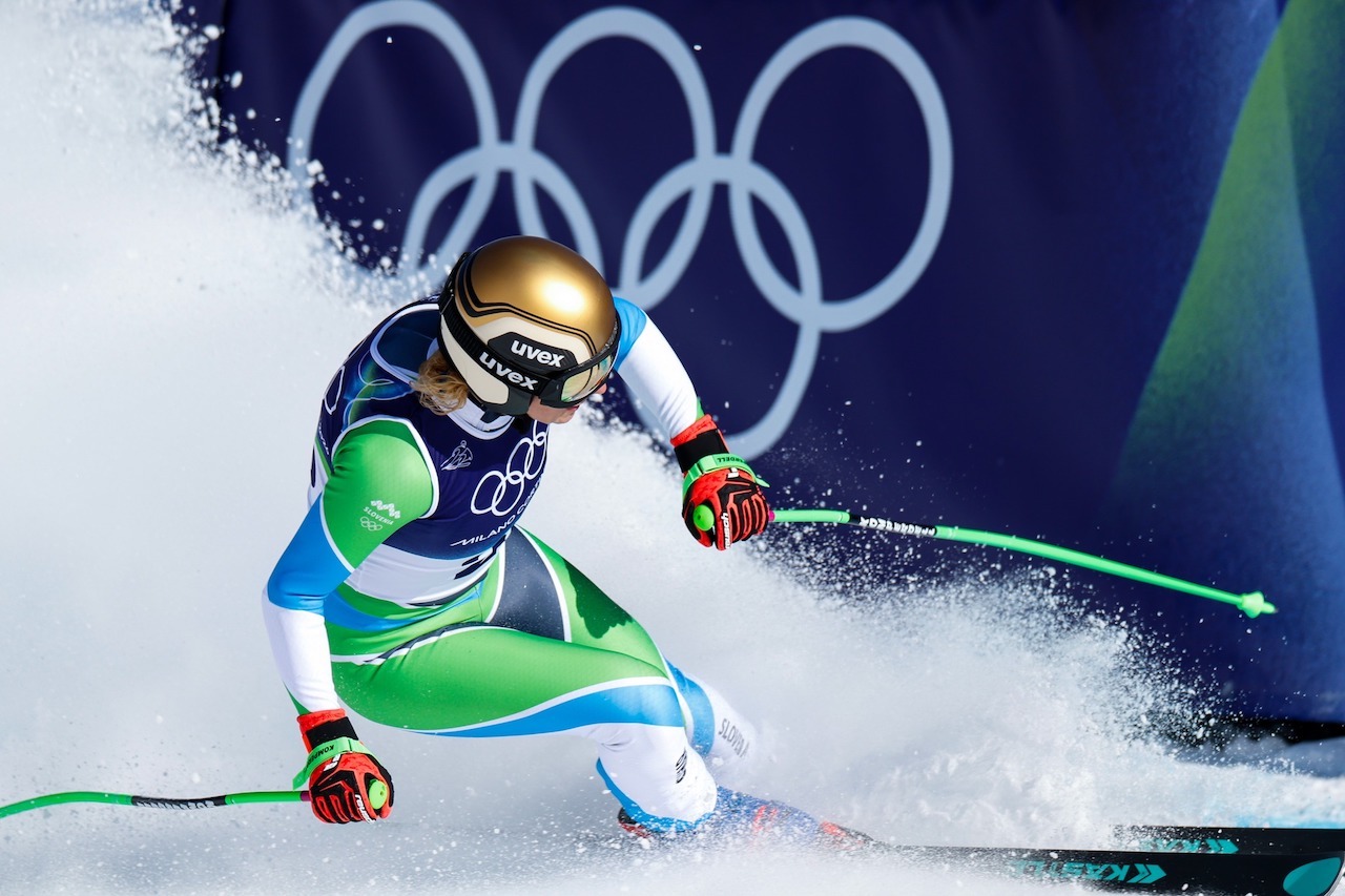 Konec olimpijske poti: Ilka Štuhec v Cortini odstopila v zadnjem nastopu