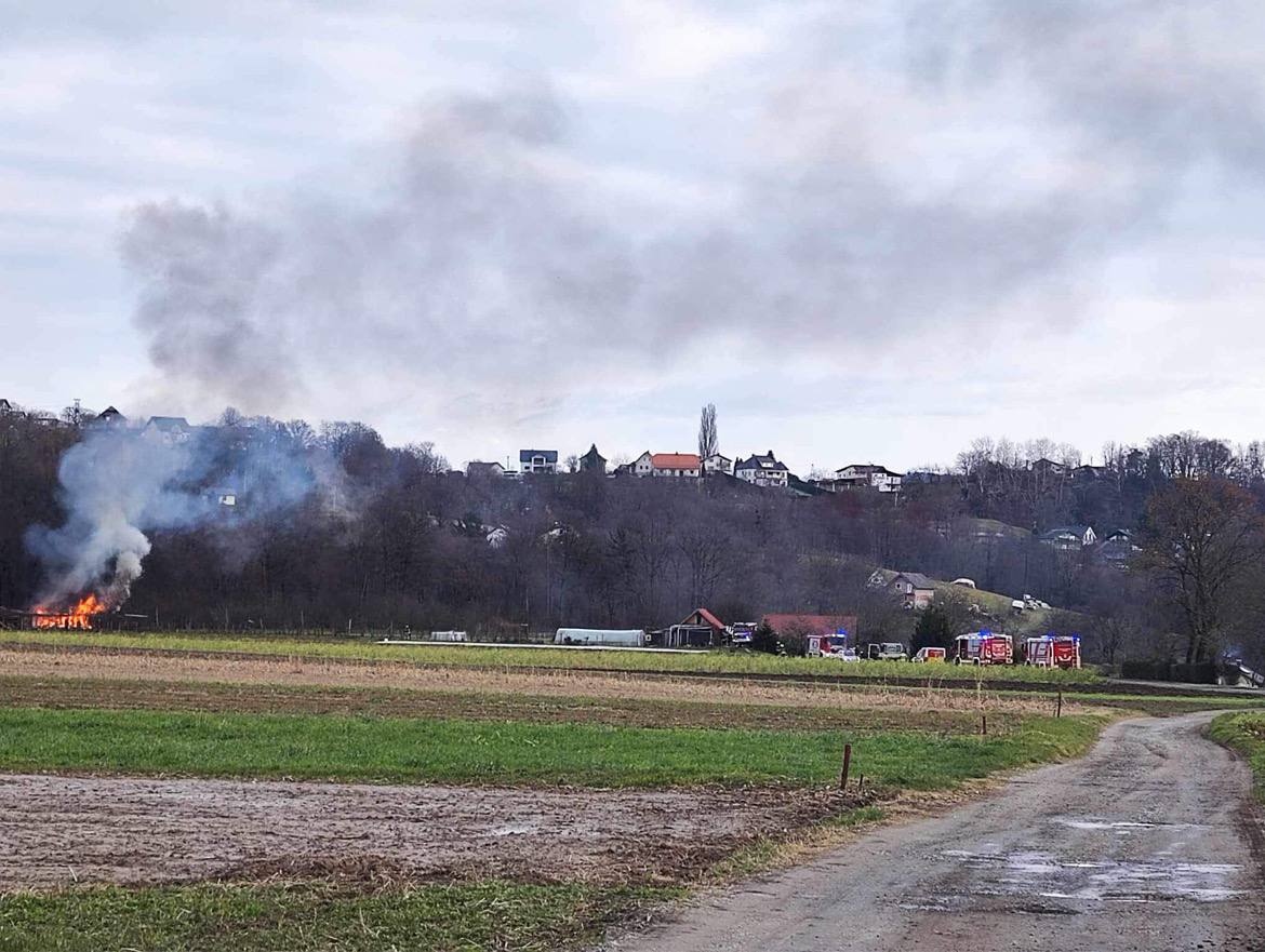FOTO: Prišlo je do požara v Dupleku