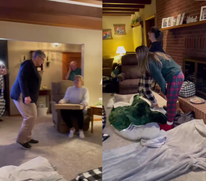 VIDEO: Vnuki dedku in babici pripravili prisrčno presenečenje