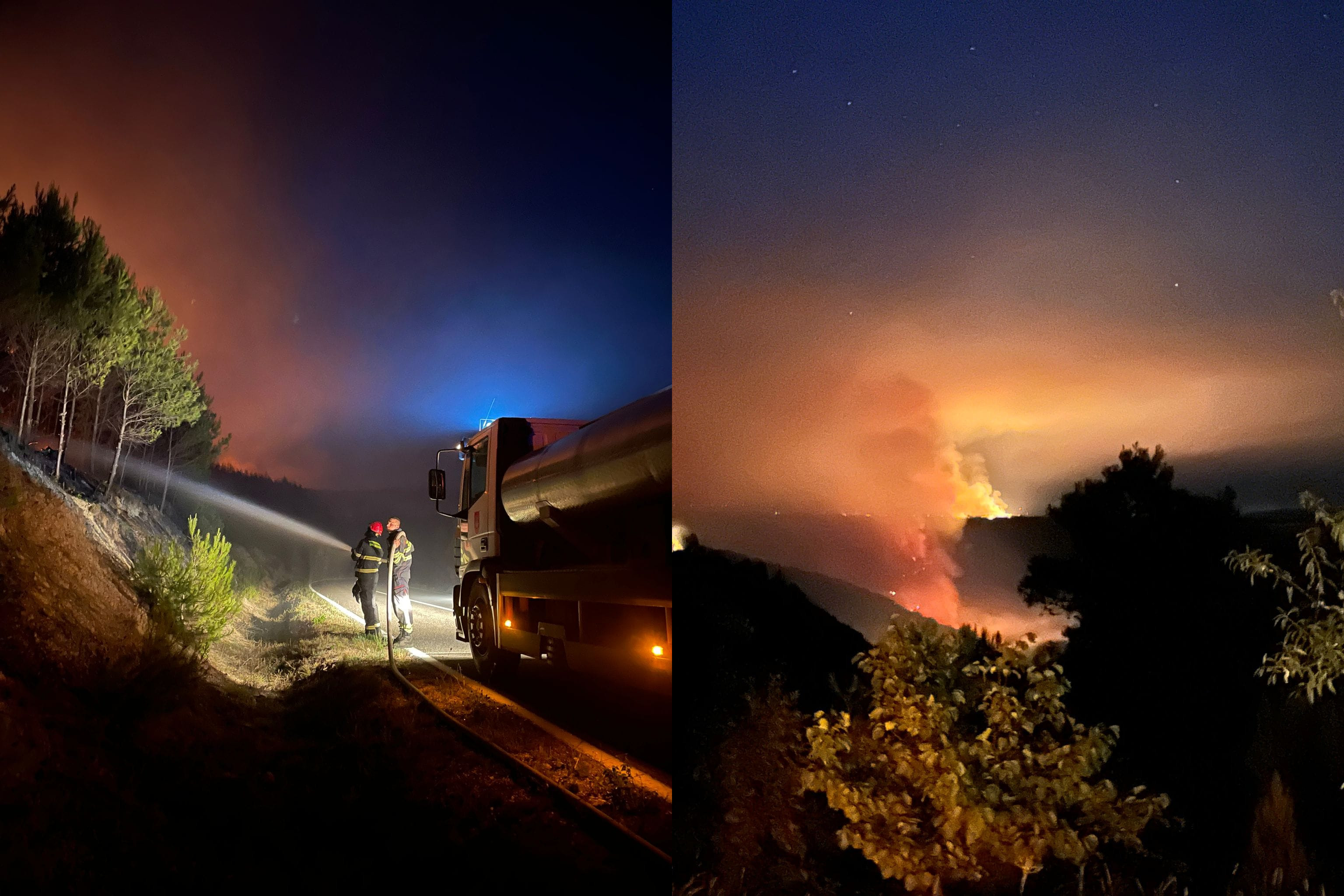 Huda bitka z ognjem v Dalmaciji: Plamene, ki so segali 30 metrov visoko, gasilo več kot 300 gasilcev