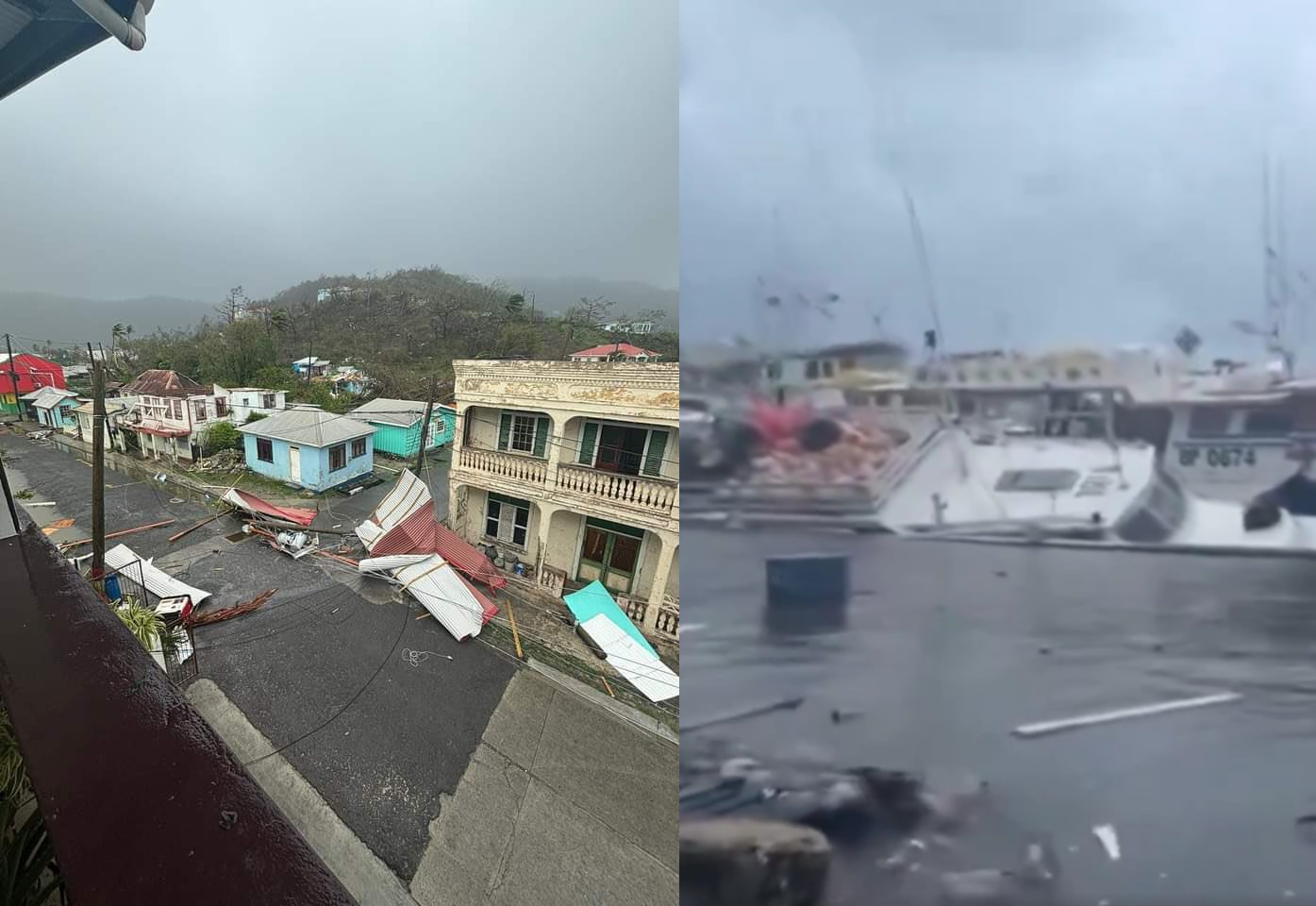 FOTO in VIDEO: Orkan Beryl na uničujočem pohodu terjal nove žrtve