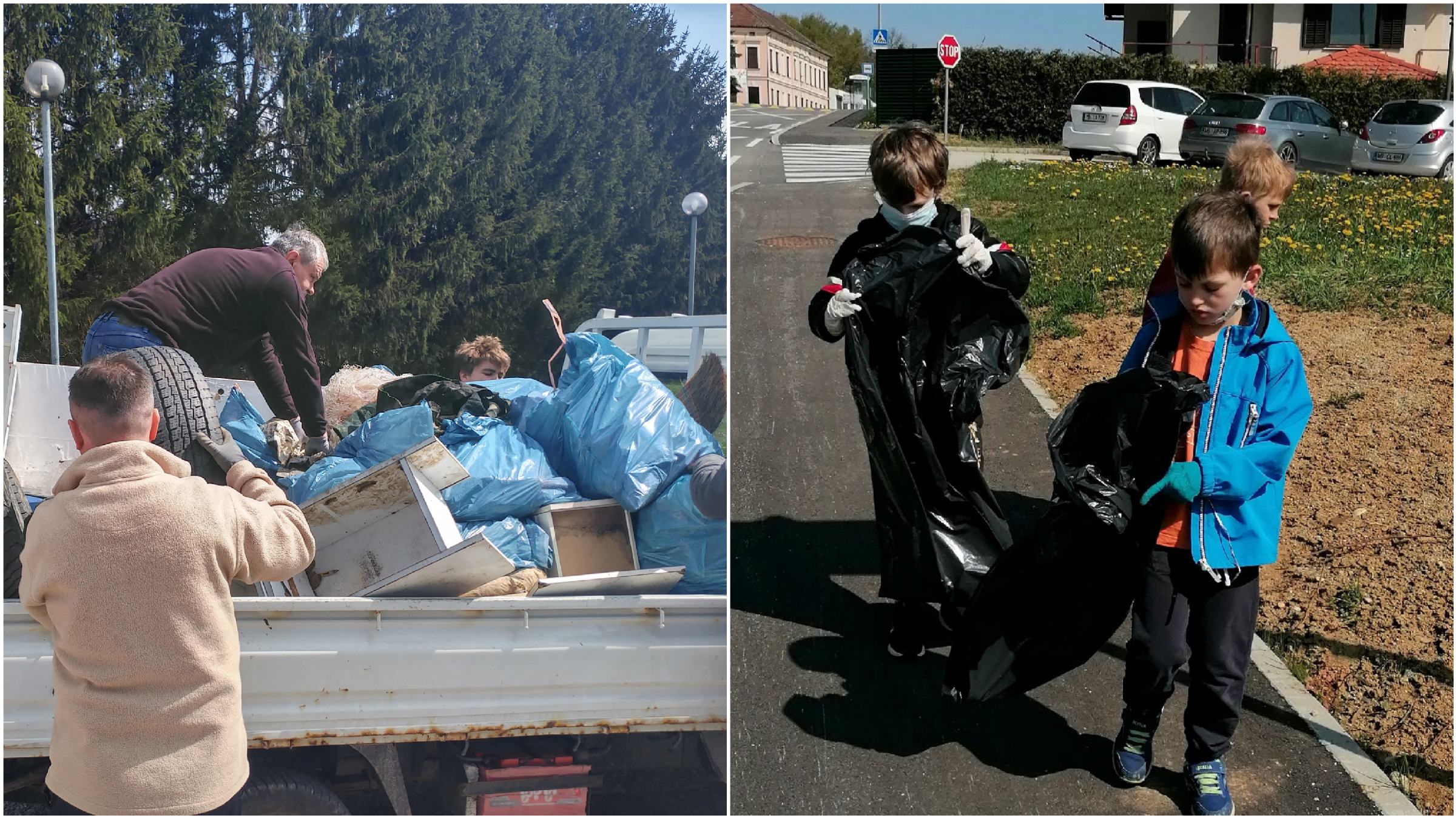 FOTO: Jurovčani v soboto na čistilno akcijo, šolarji so pobrali smeti že med tednom
