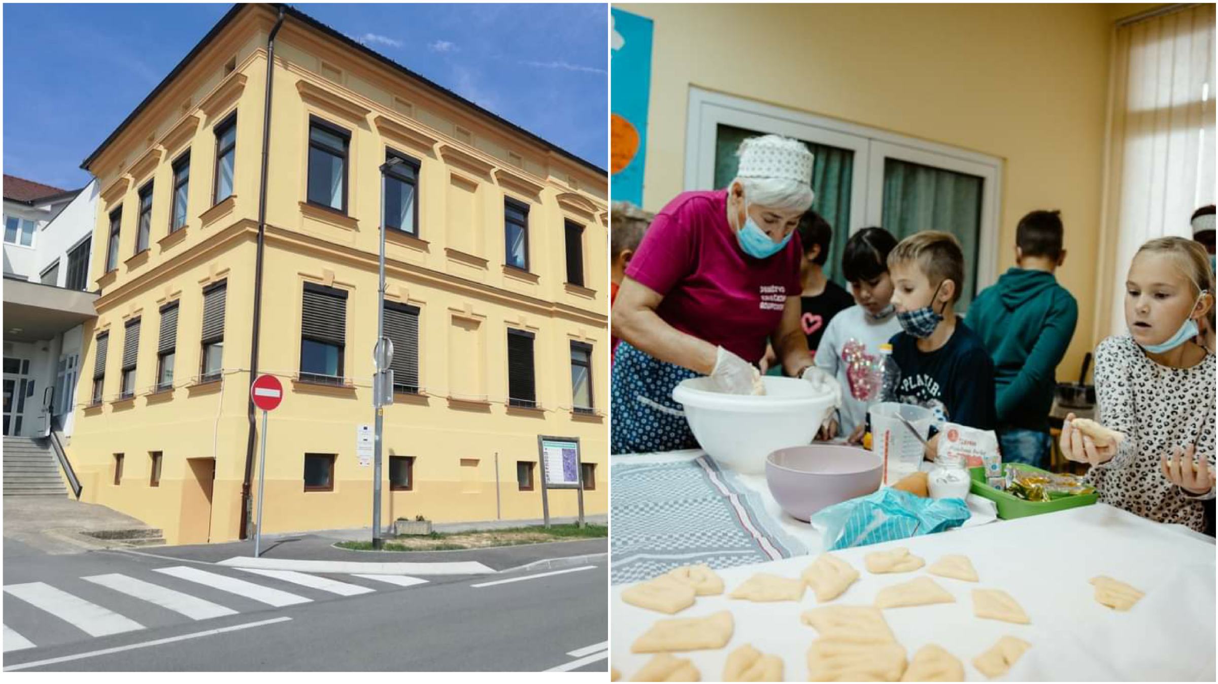 FOTO: Šola pridobila novo fasado, učenci praktična znanja