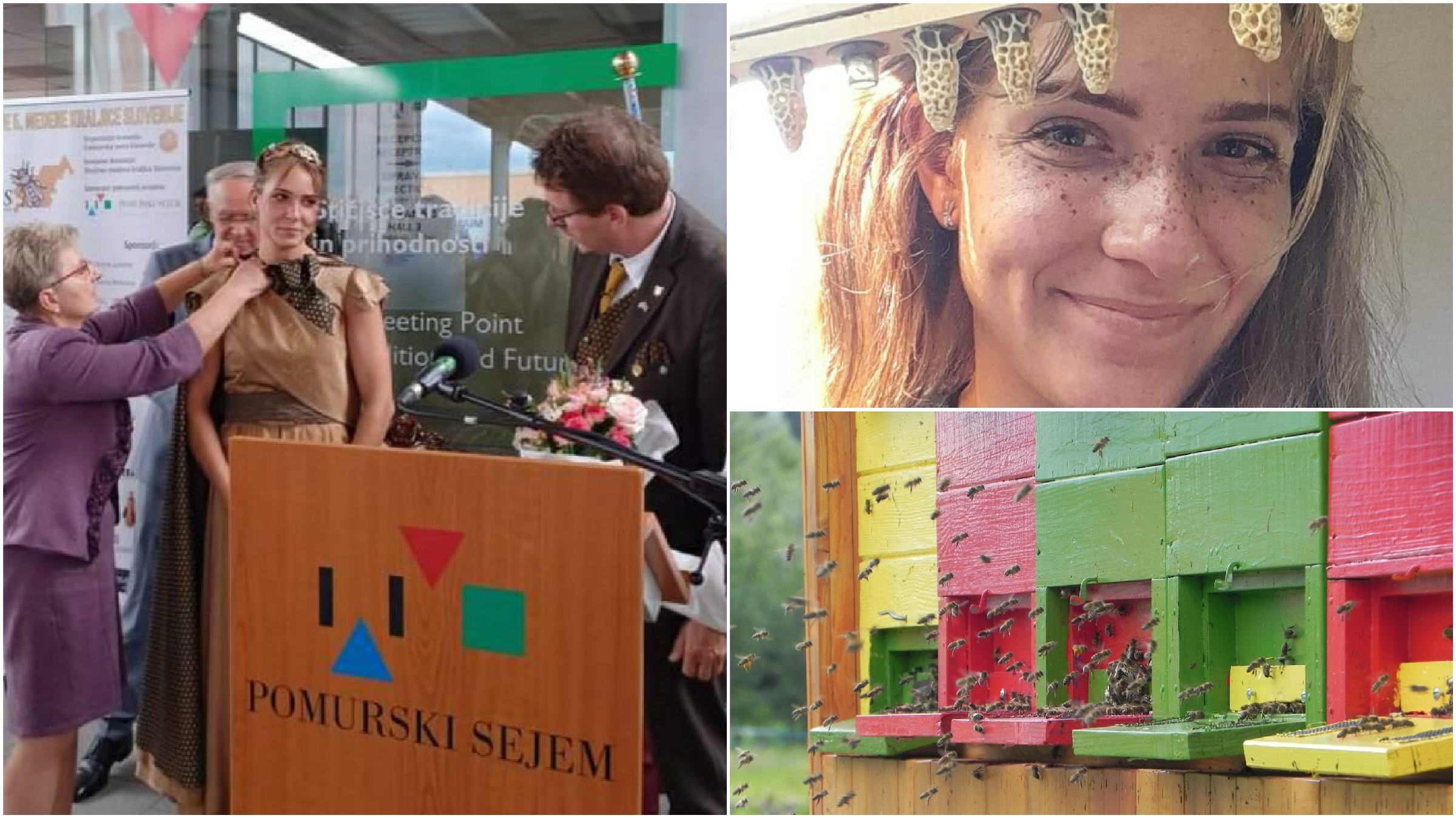 FOTO: Nova slovenska medena kraljica ima doma več kot 20 čebeljih družin