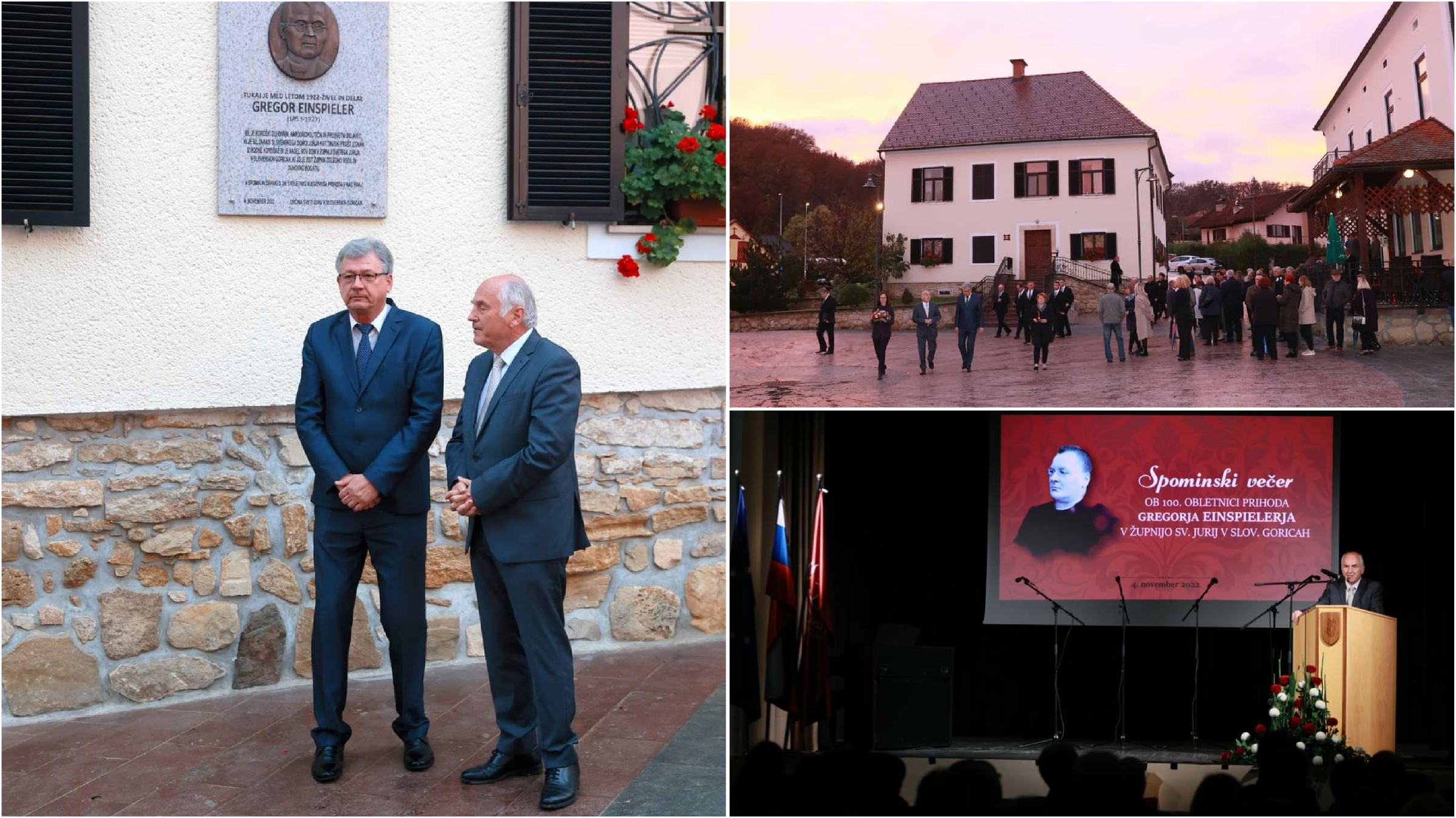 FOTO: V Jurovskem Dolu so se spomnili Gregorja Einspielerja, župnika, ki je v kraj prišel pred sto leti