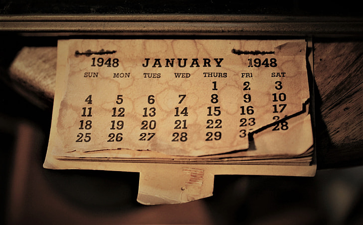 Katere vintage koledarje lahko uporabite tudi letos?