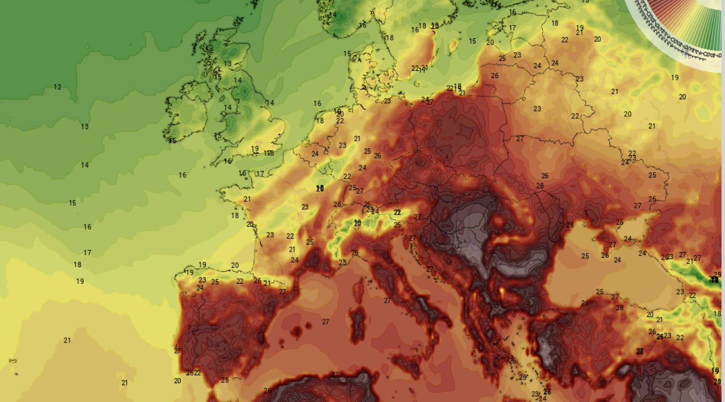 Vročina ogroža življenja po Evropi: Slovenija med štirimi najbolj ogroženimi državami