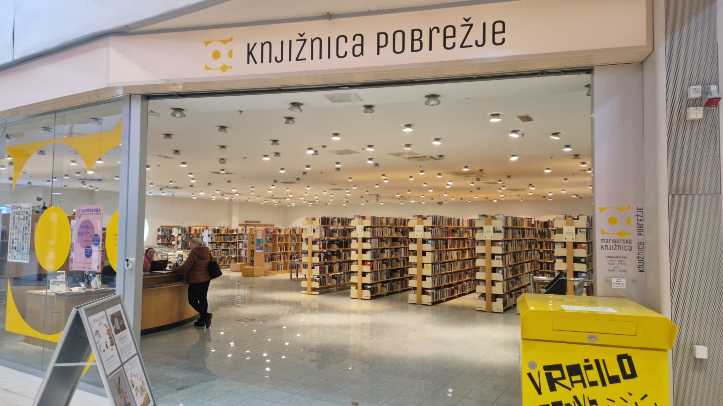 Še ena mariborska knjižnica v nakupovalno središče: Junija se seli enota Studenci