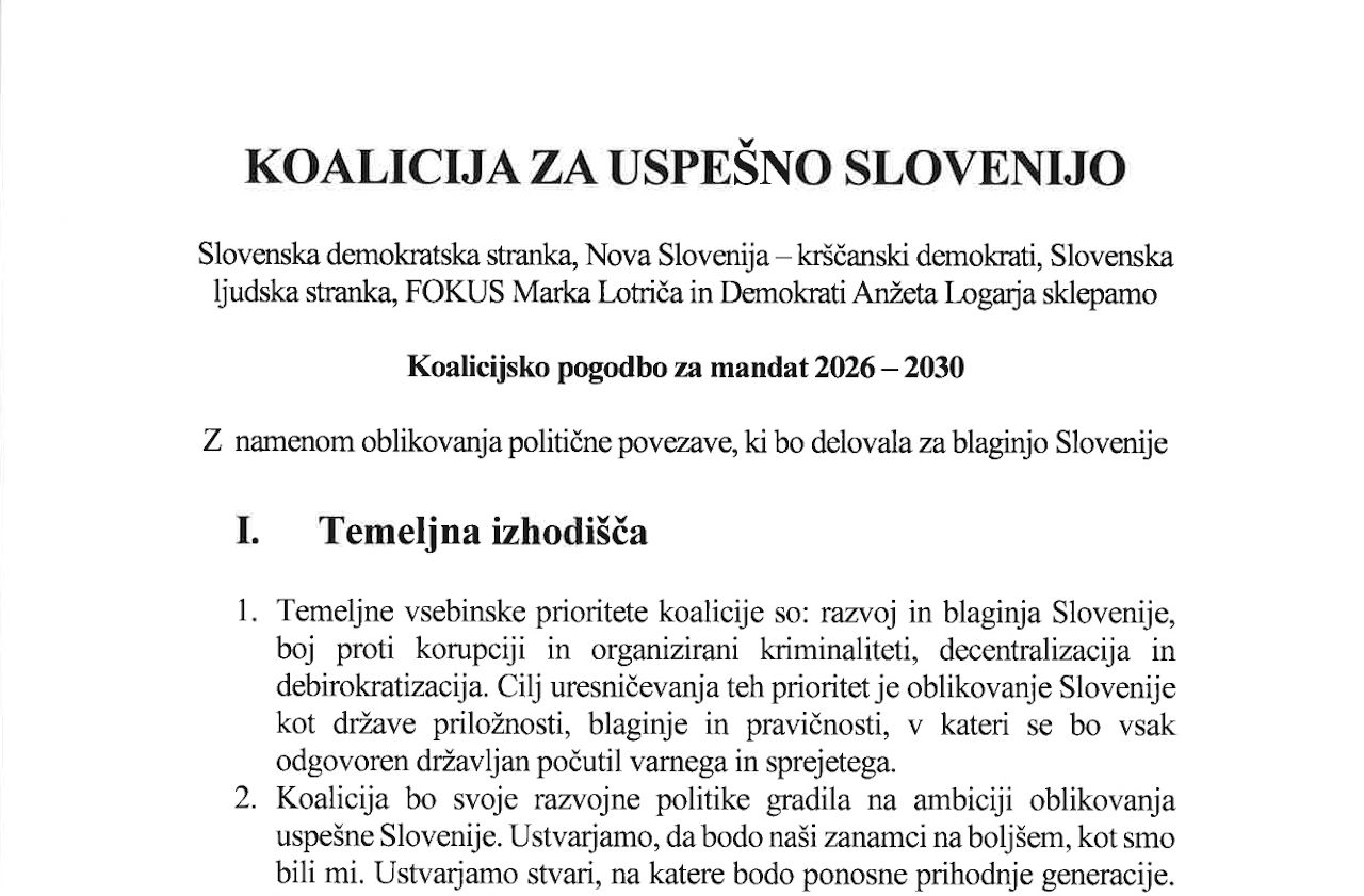 Nova koalicijska pogodba predvideva tudi poseg v socialno pomoč