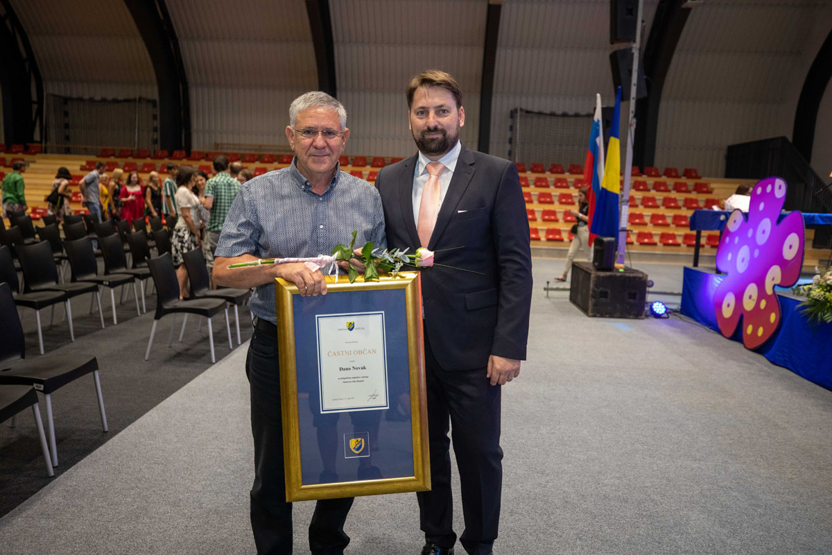 FOTO: Đano Novak postal častni občan Dupleka