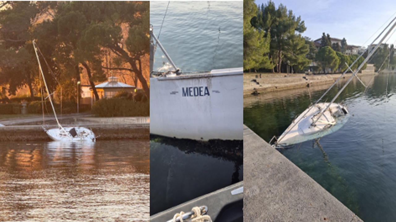 Ste pozabili nanjo? Ministrstvo išče lastnika nasedle jadrnice