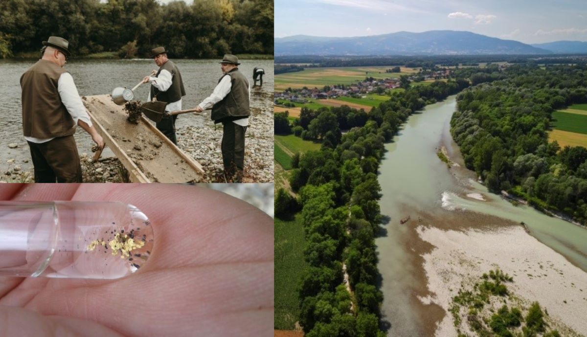 DNEVNA: Reka Drava v svojem produ skriva do 17 ton zlata