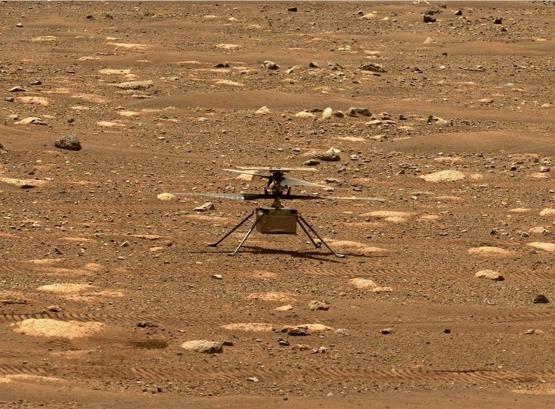 FOTO in VIDEO: Nasin helikopter bo poletel na Mars