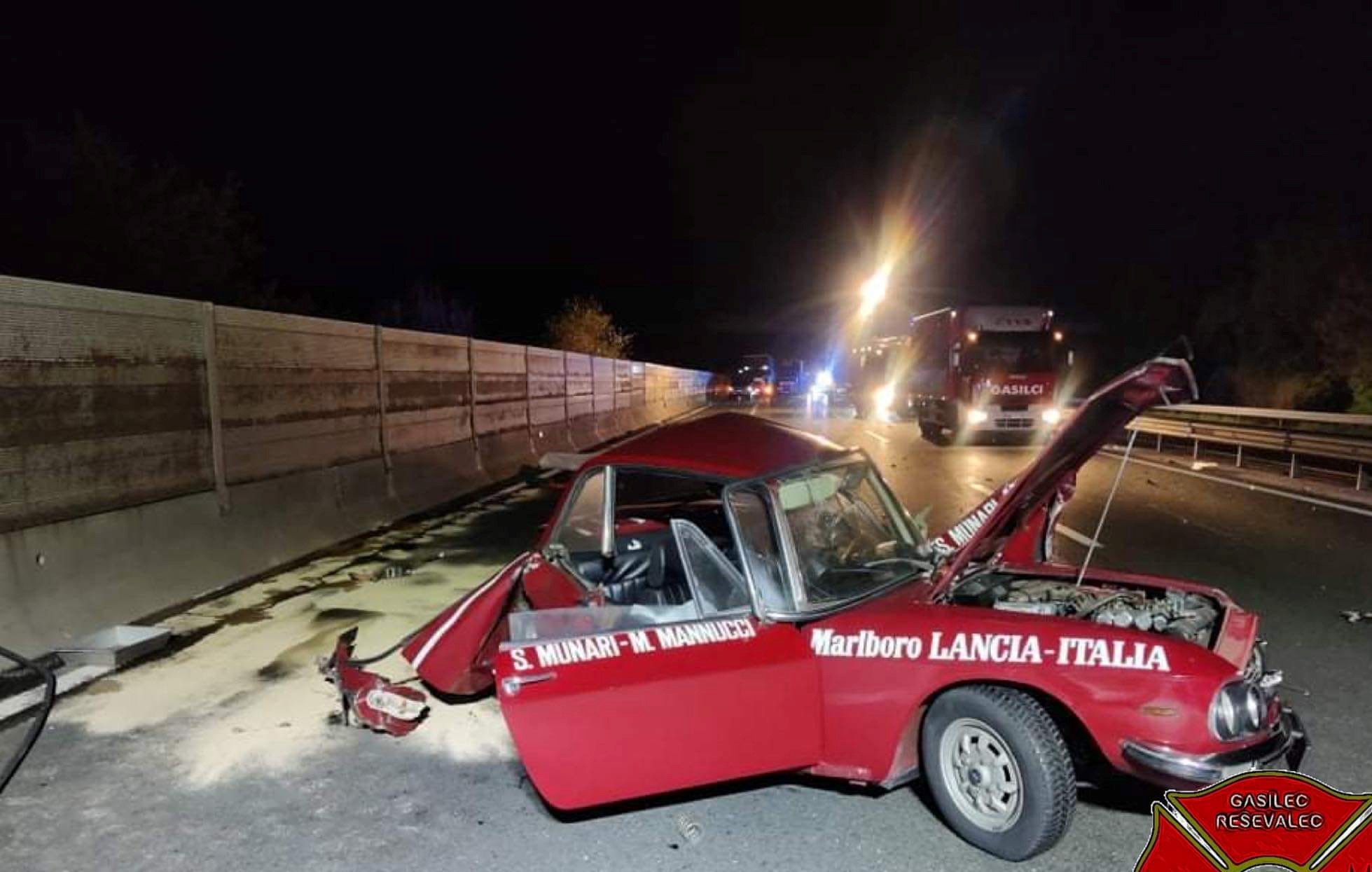 FOTO: V tragični nesreči na Štajerski avtocesti udeležen tudi policist