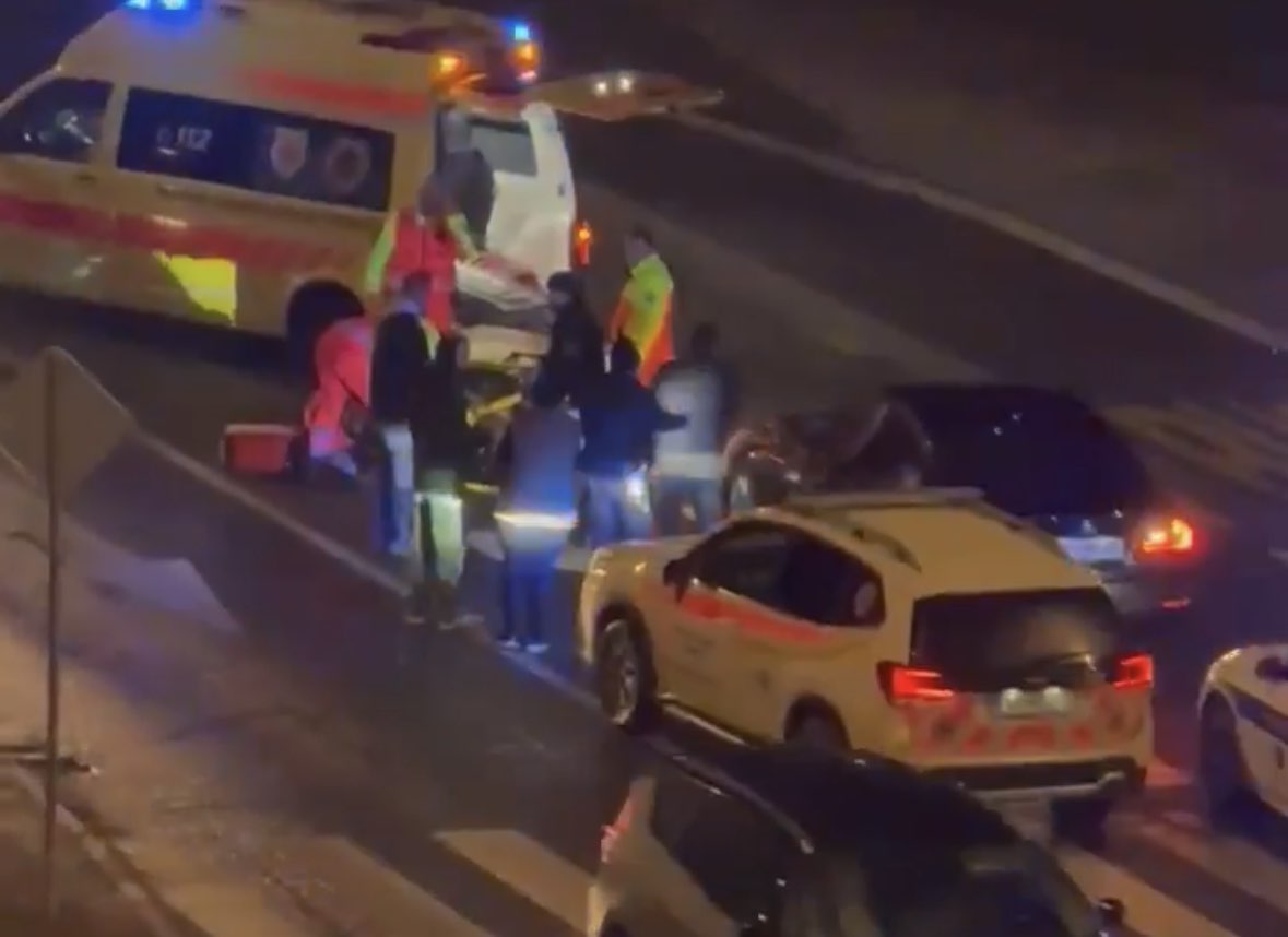 Prometna nesreča v Mariboru: Neuradno je bil zbit pešec