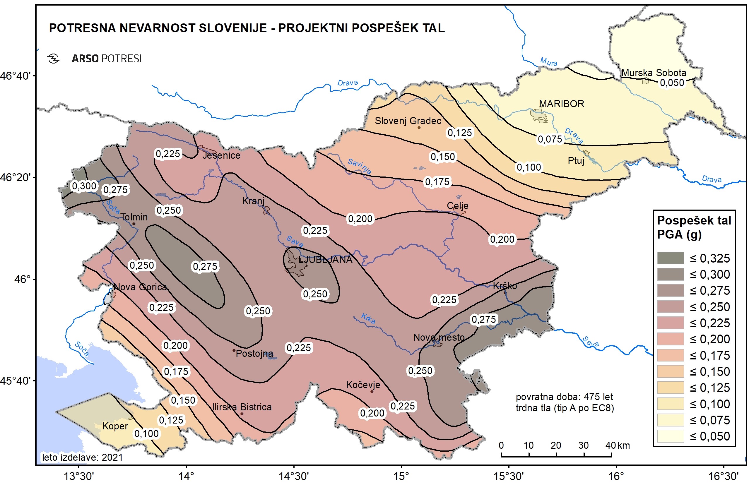 Potresna nevarnost v Sloveniji se spreminja, prvi dokaz tudi včeraj