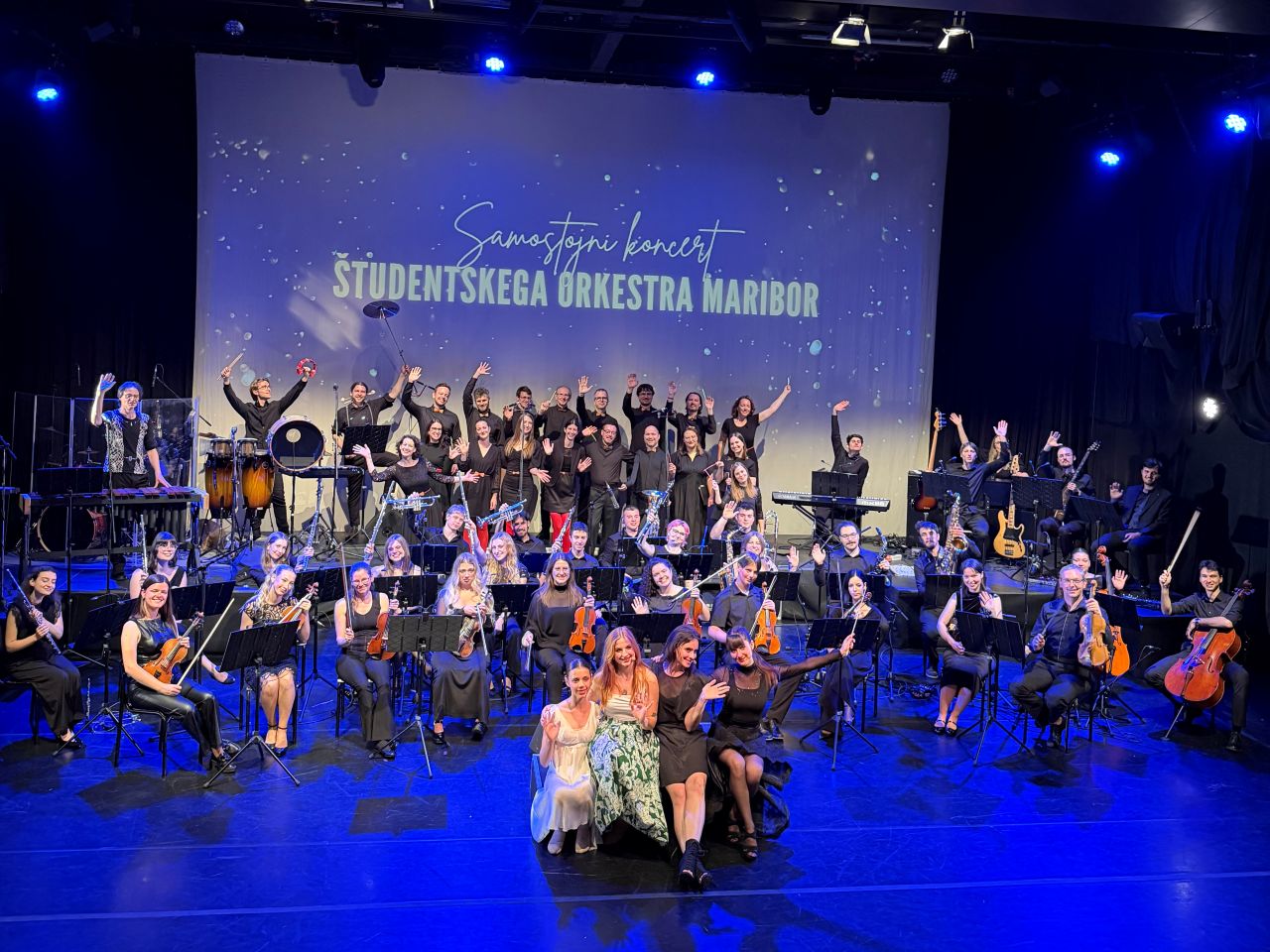 FOTO in VIDEO: Študentski orkester Maribor navdušil z dvema razprodanima spektakloma