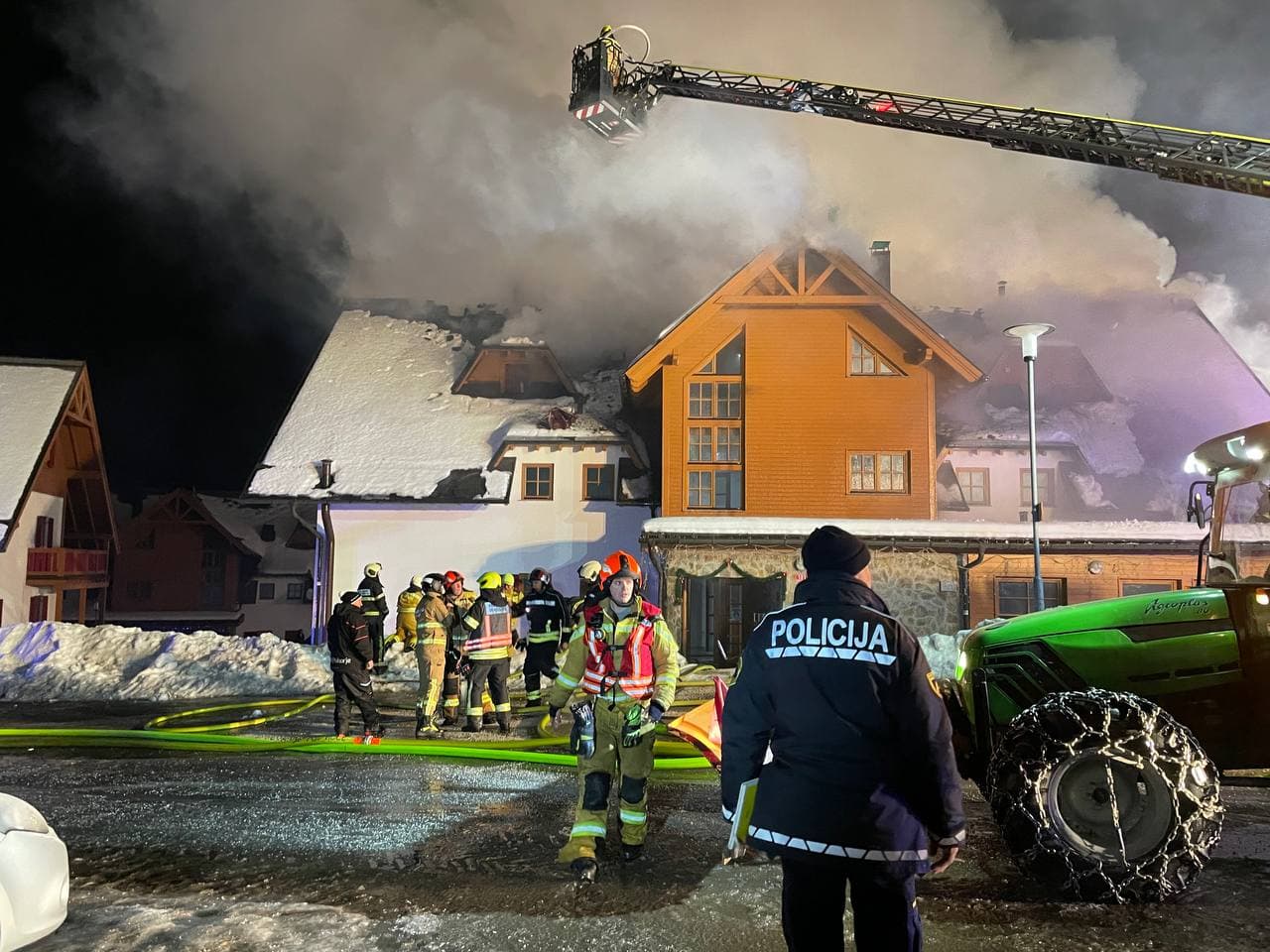 FOTO: Policisti sporočili prve podrobnosti včerajšnjega požara