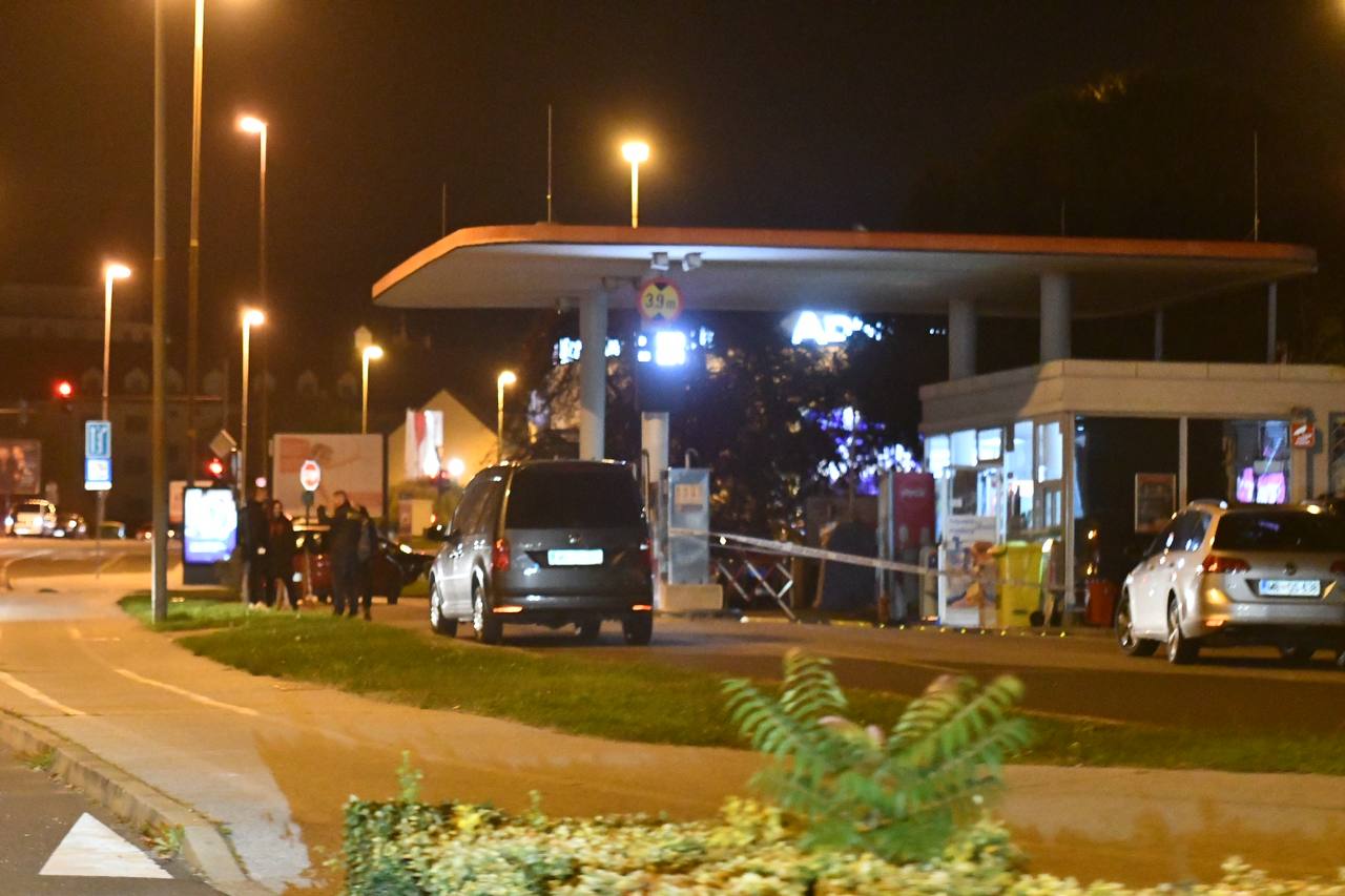 FOTO: V Mariboru oropal bencinski servis, grozil zaposlenemu in zbežal