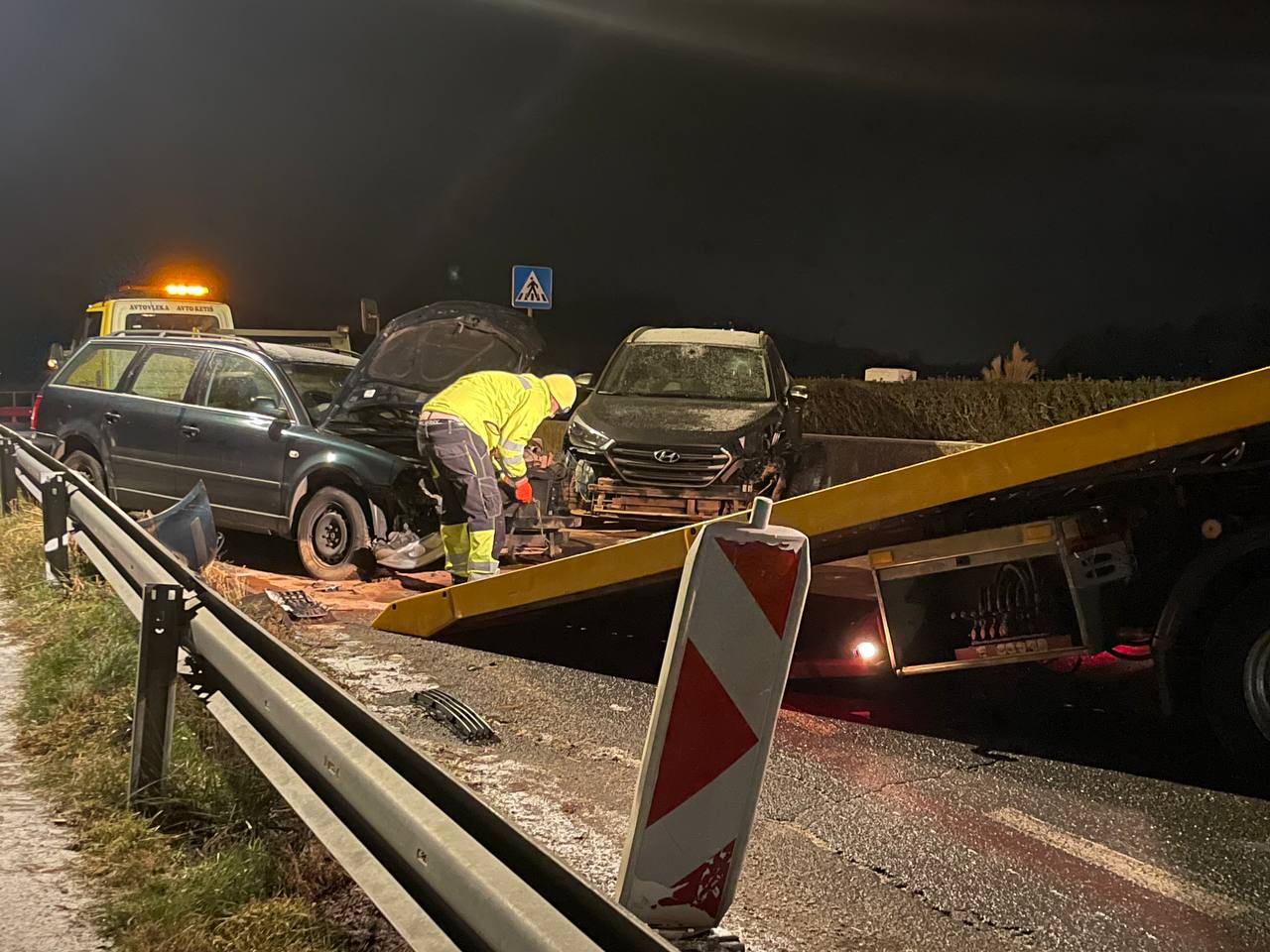 FOTO: Mariborski igralec pijan udeležen v prometni nesreči
