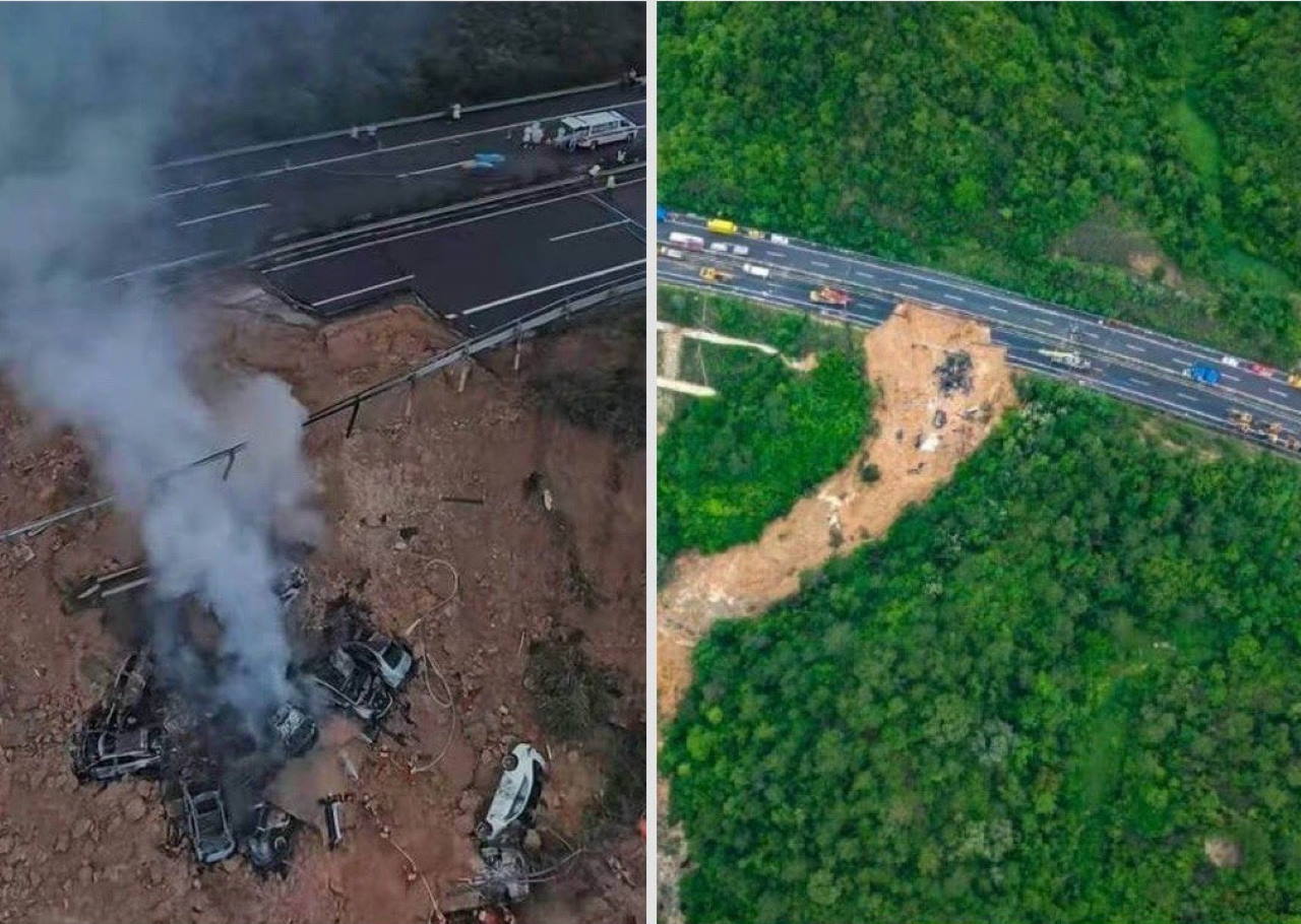 FOTO in VIDEO: Vdrla se je avtocesta, umrlo najmanj 36 ljudi