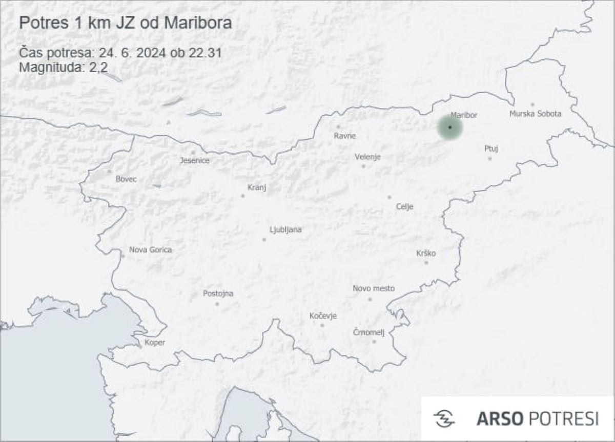 V Mariboru in okolici streslo tla: Ste čutili potres?