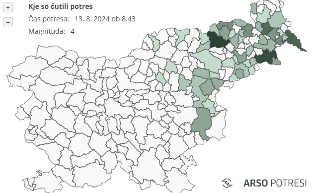 Ste čutili potres? Streslo je Maribor in okolico