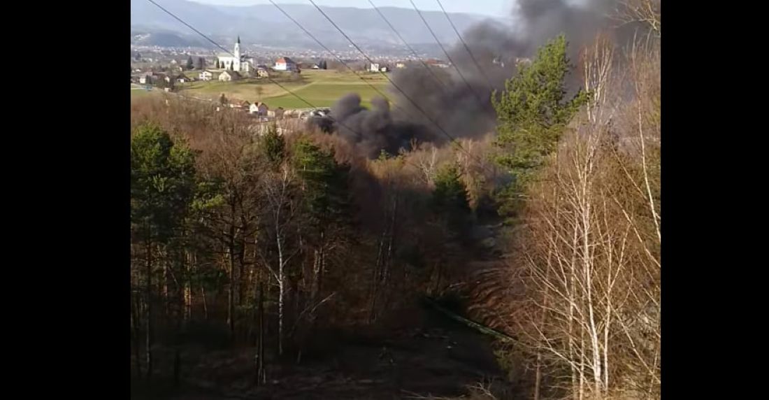 VIDEO: Močan pok v Štorah! Eksplozija in požar v železarni