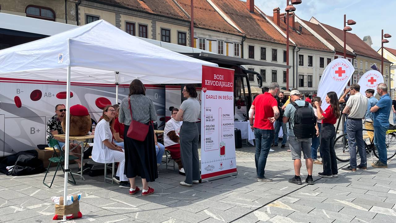 Starajoča se družba, a upanje v mladih: Maribor praznuje dan slovenskega krvodajalstva