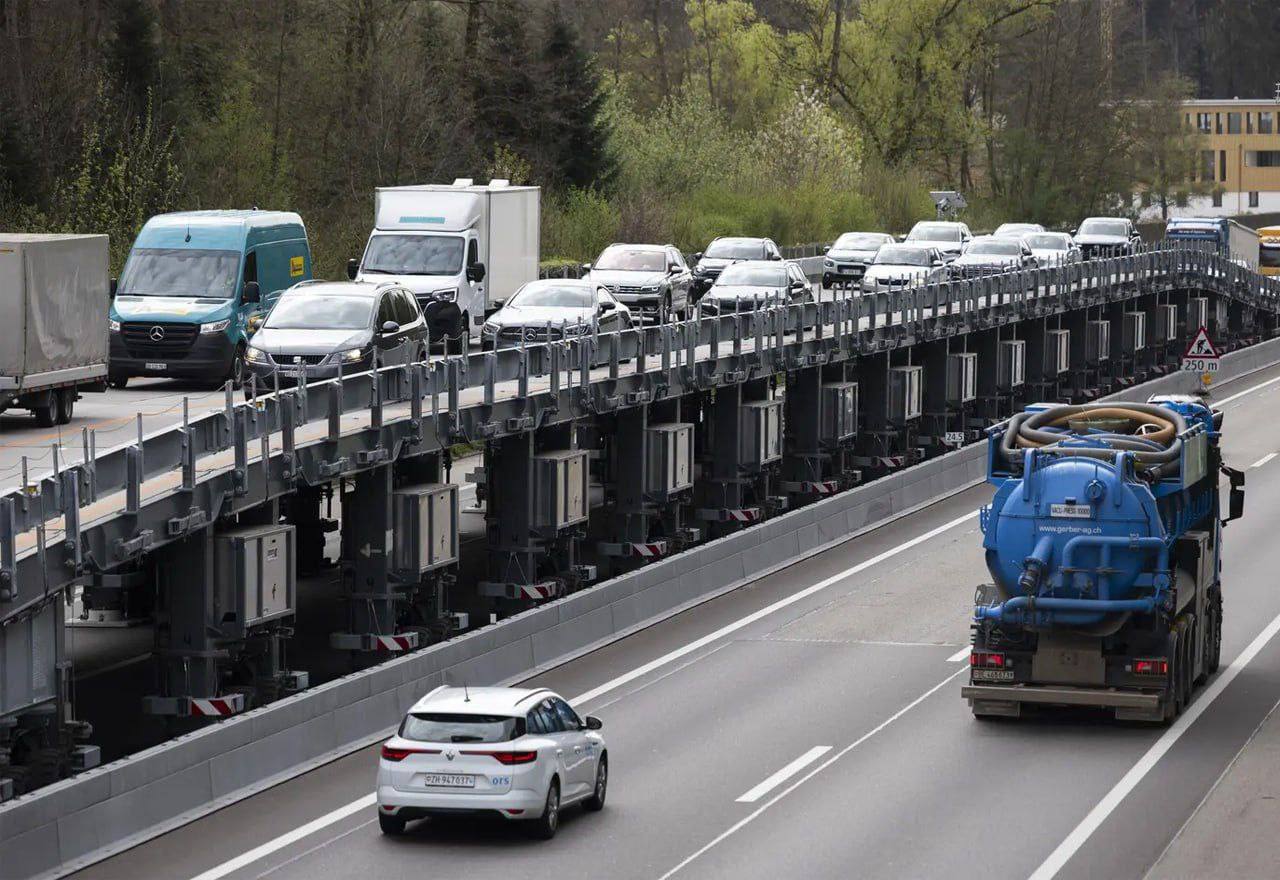 Ste videli, kako Švicarji rešujejo težave na avtocestah?