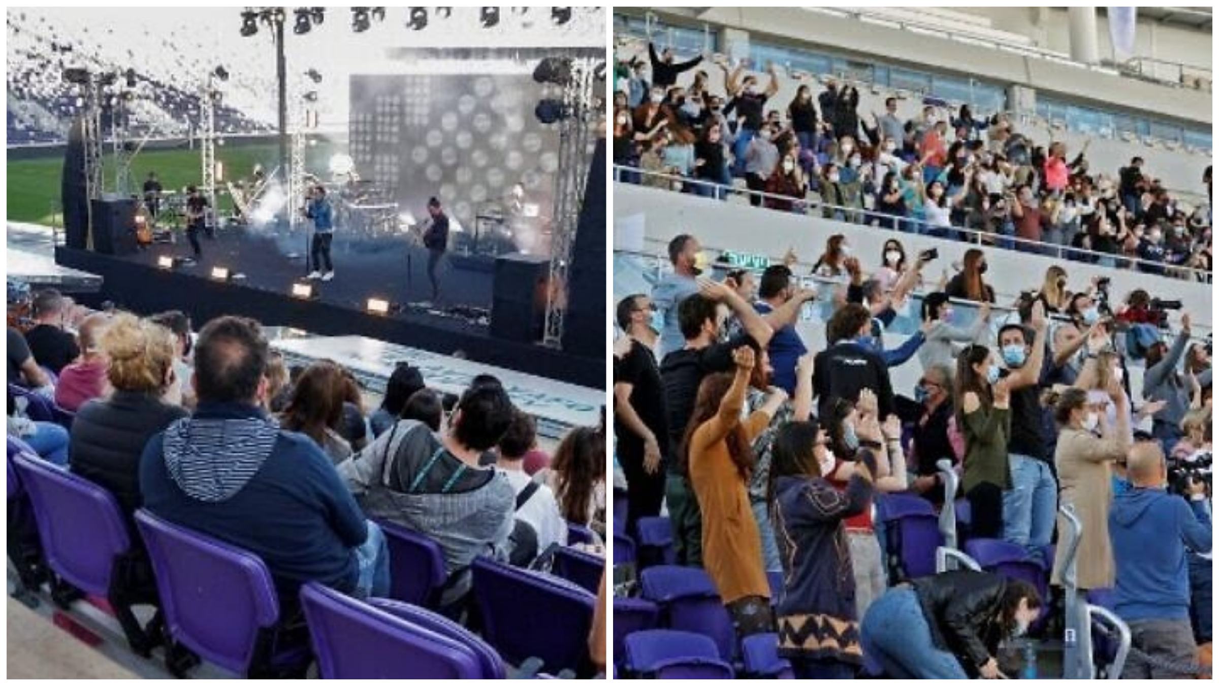 VIDEO: V Izraelu prvi množični koncert za tiste, ki so bili cepljeni