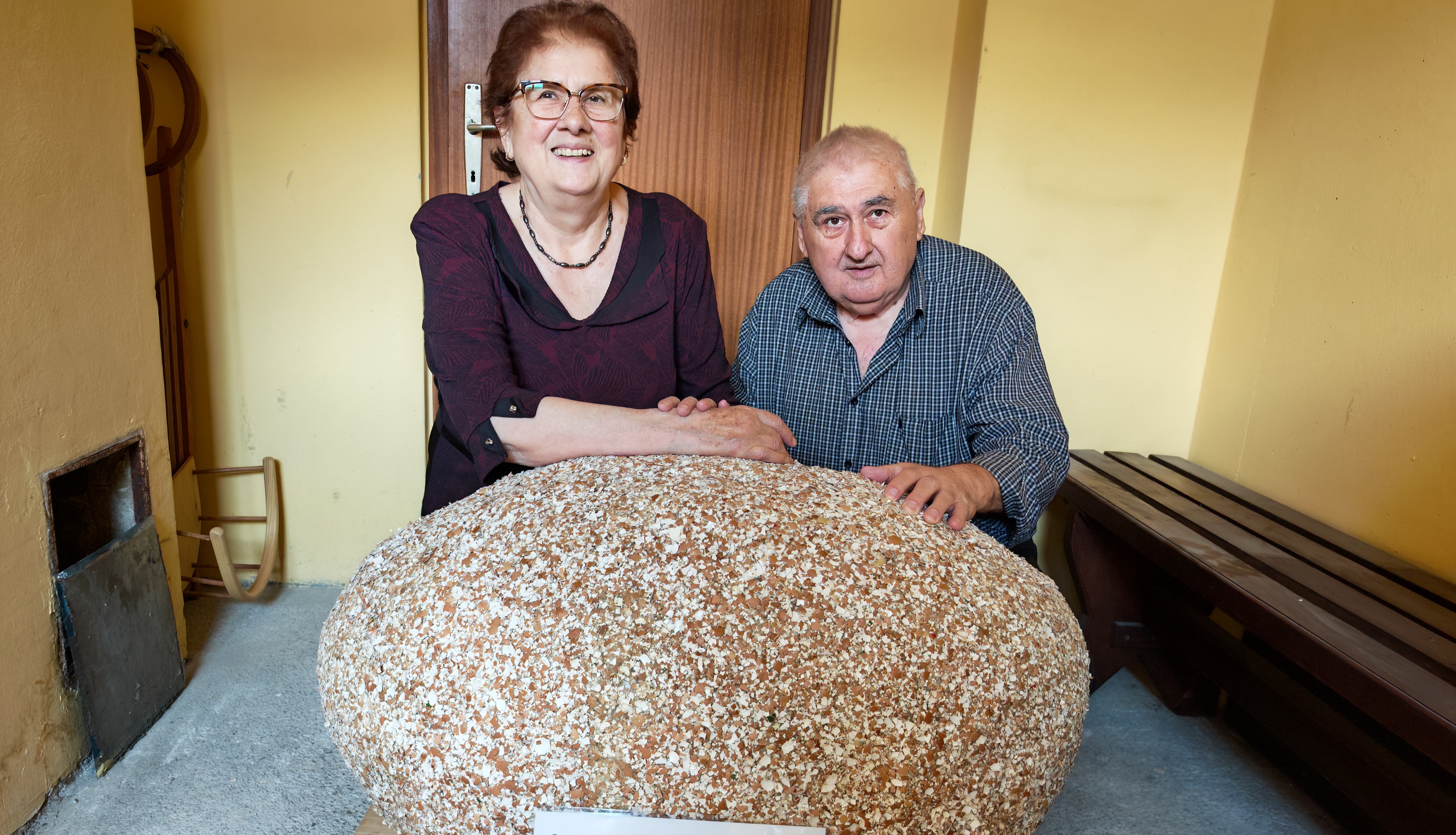 Pogovarjali smo se z upokojenko, ki je ustvarila 110-kilogramski pirh iz 17.600 jajc