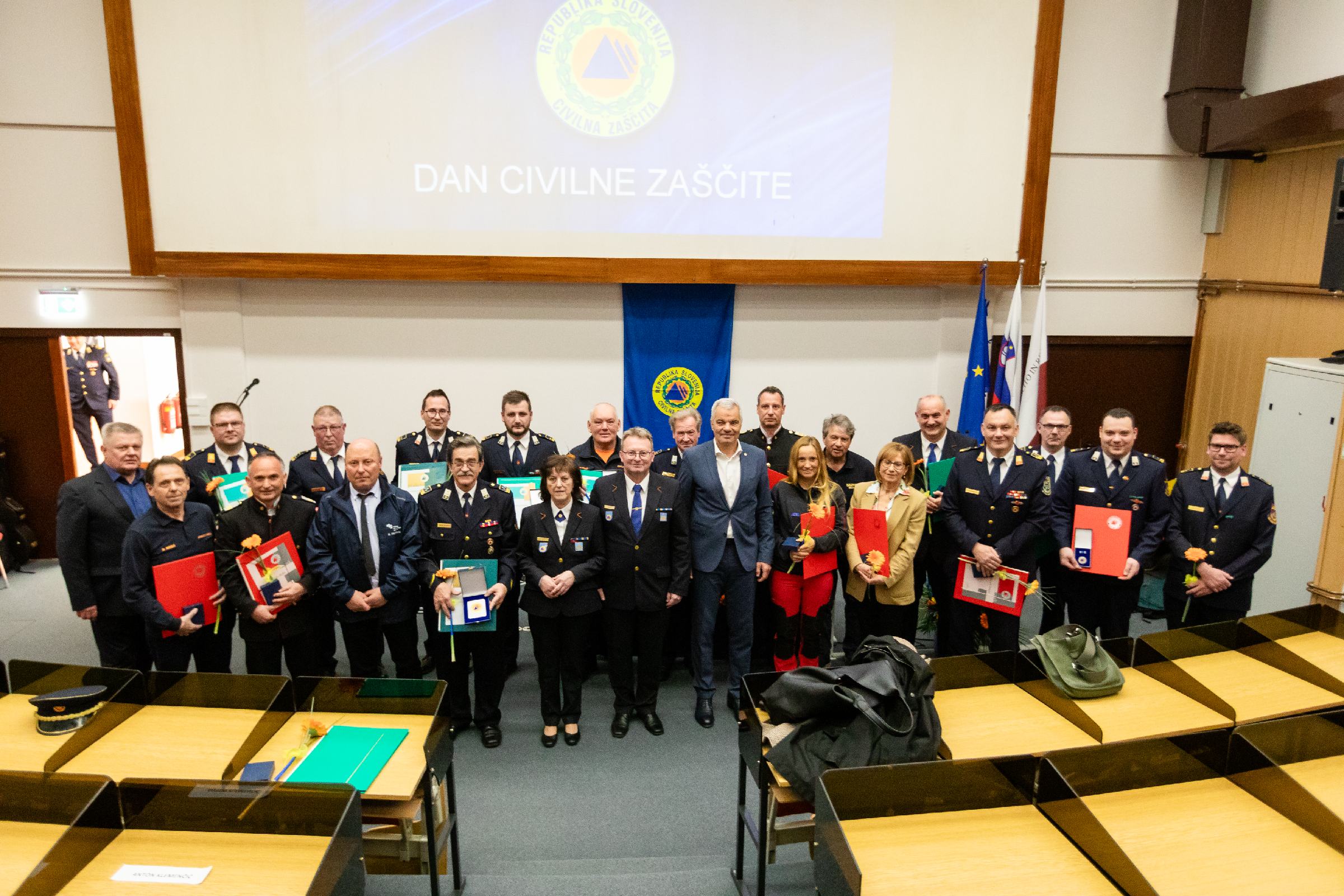 V Pekrah podelili priznanja civilne zaščite: Nagrajeni posamezniki in društva iz regije