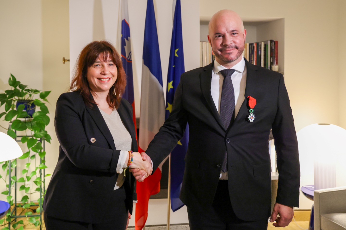 Matevž Frangež prejel odlikovanje Francoske republike 'Vitez nacionalnega reda Legije časti'