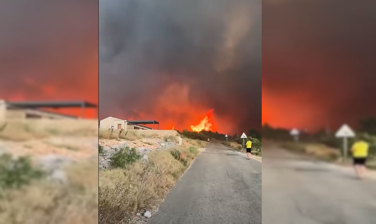Na Hrvaškem padali temperaturni rekordi, nato udarili toča, neurja in požari (FOTO in VIEDO)